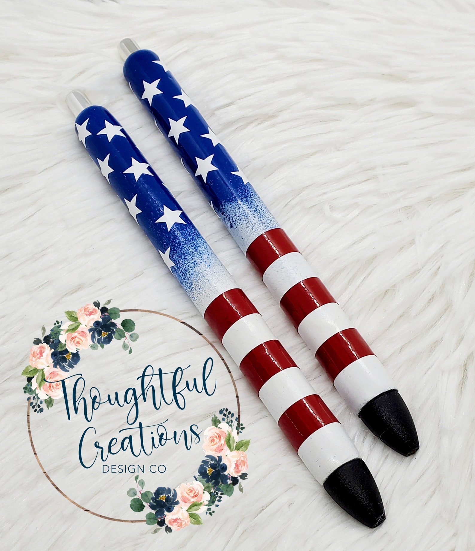 Flag pen. distressed flag pen.Personalized pen. Custom pen. Etsy