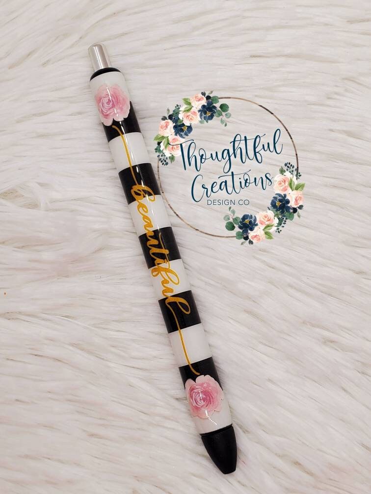 Download Pen wrap. Stripes Beautiful epoxy pen wrap. floral SVG and ...