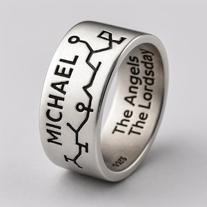 Archangel Michael Ring for Protection • Divine Guardian Jewelry