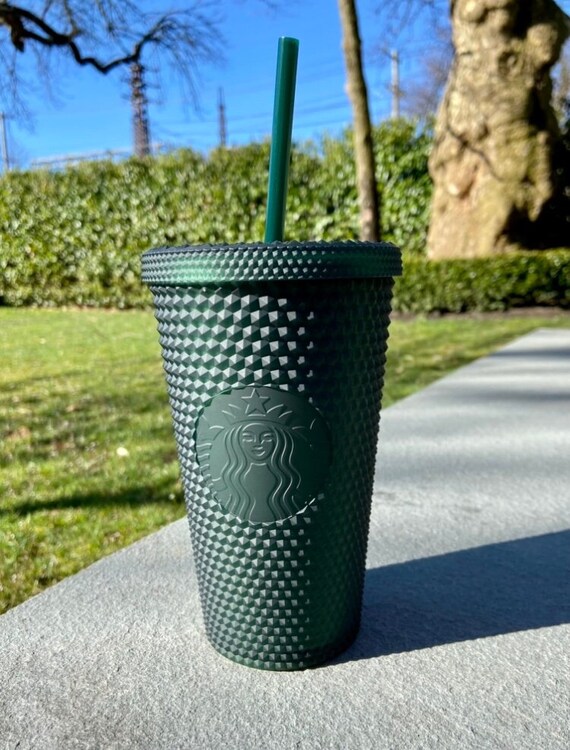 Matte Green Venti Studded Tumbler