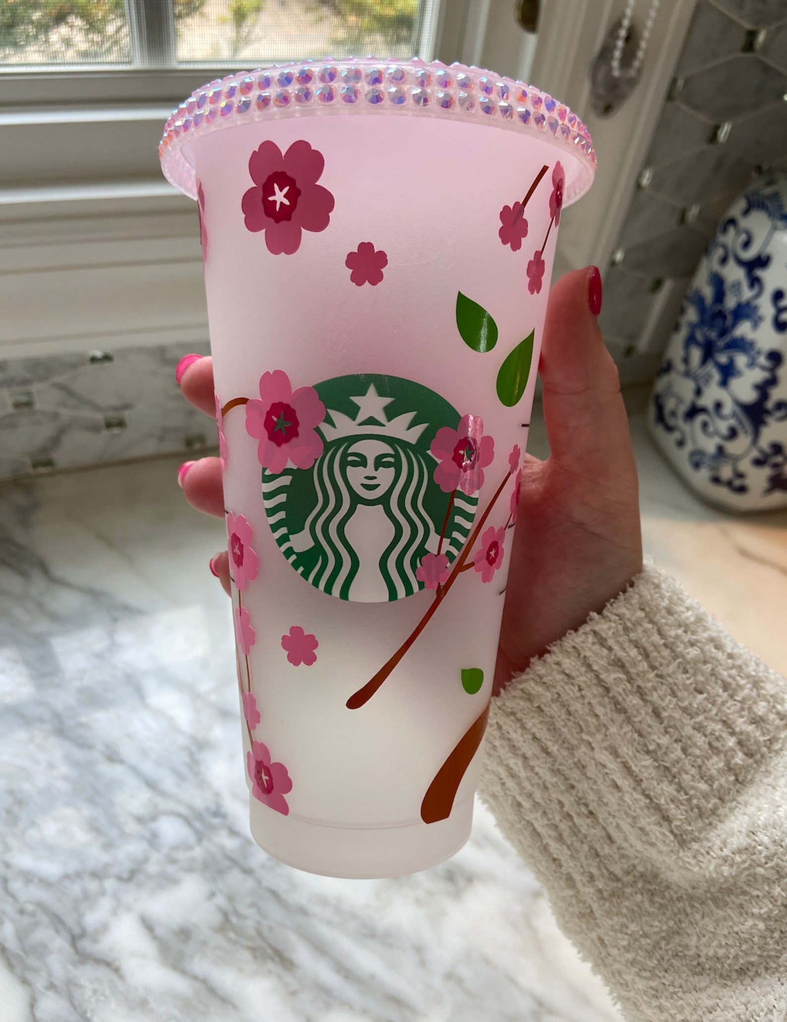 Cherry Blossom Starbucks Cup/ Spring Cup/ Flowers/ Japanese Etsy