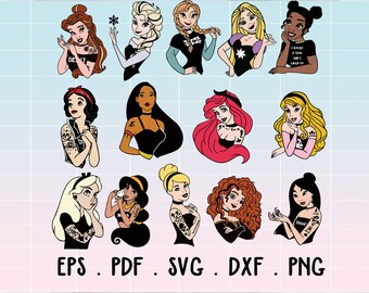 Download Punk Disney Princess Etsy