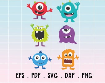 Download Little Monster Svg Etsy