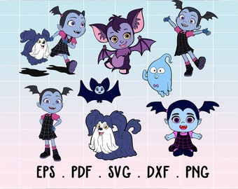 Download Vampirina Cut Files Etsy