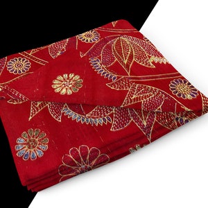 Nakshi Kantha – Baumwollrot