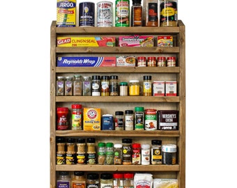 Wall Mounted Door Mounted Spice Rack Etsy
