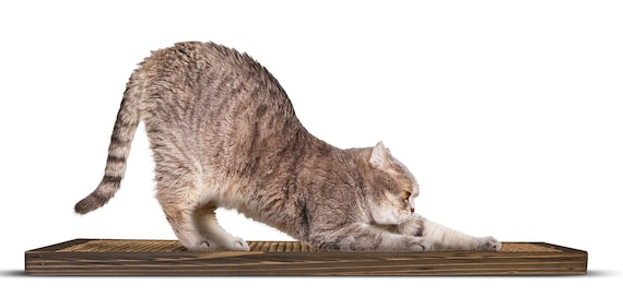 Double-Sided Sisal Cat Scratching Pad – Heavy-Duty Solid Wood, Handmade in USA, Durable Clawing Surface, Flip for 2X Use – Free Shipping