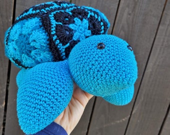 Hazel the Hexagon Turtle - Crochet Pattern (PDF Download)