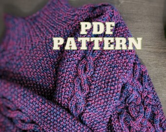 Cable for Initiative - Knit Crop Sweater (PDF Pattern)