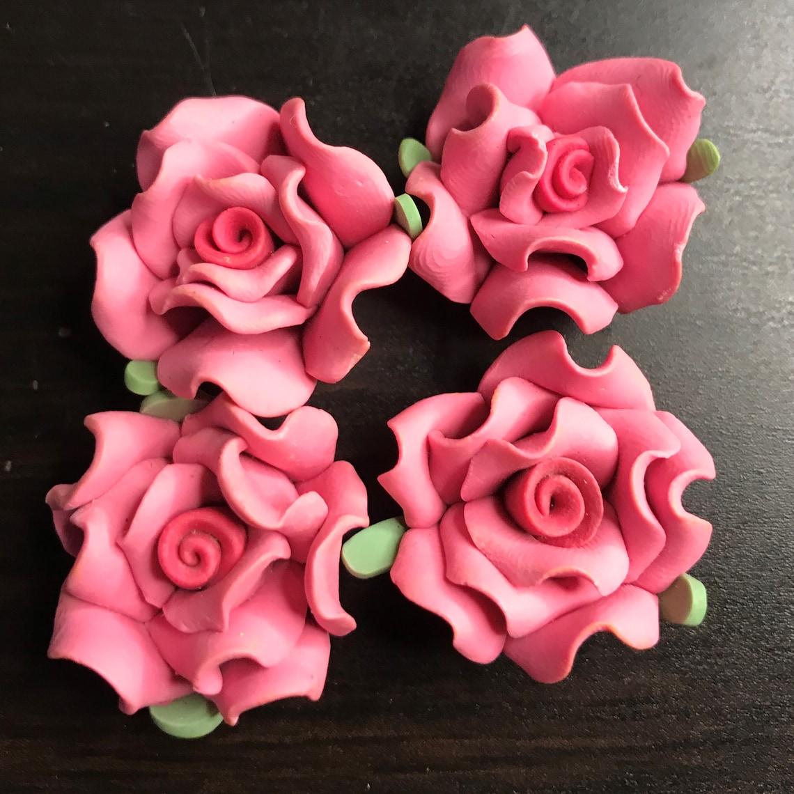 4PCS/Pack/Largel Rose Polymer Clay/Modeling Clay/Soft Flower Etsy