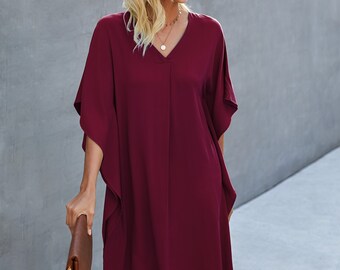loose summer dresses with sleeves
