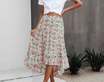 midi skirt festival look