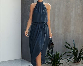 halter neck dress flipkart