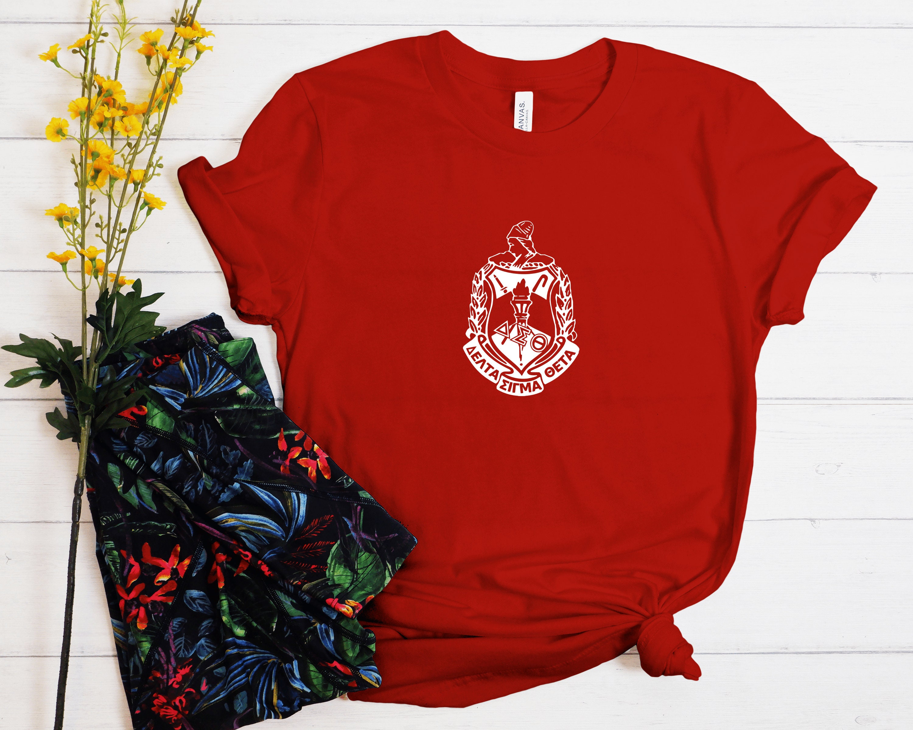 Delta Sigma Theta Emblem Delta Sigma Theta Shirt Support - Etsy