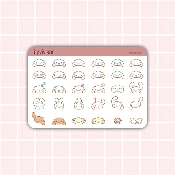 Moji Alphabet Sticker Cinnamoroll