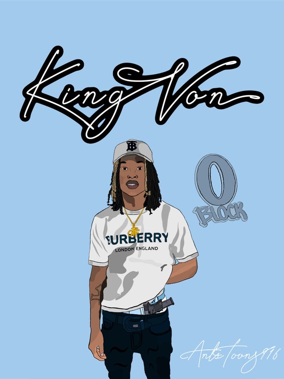King Von 11x14 Digital Print
