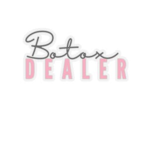 Botox Dealer Barbie Pink Stickers Aesthetic Nurse Injector Gift