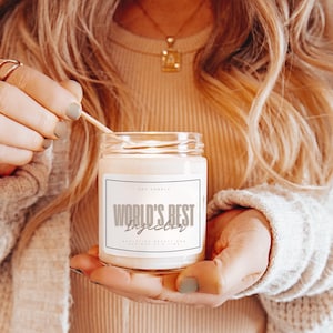 Worlds Best Injector Candle | Soy Candle Gift | Nurse Injector | Cosmetic Nurse | Botox and Filler | Nurse Appreciation | Medspa Gift | RN