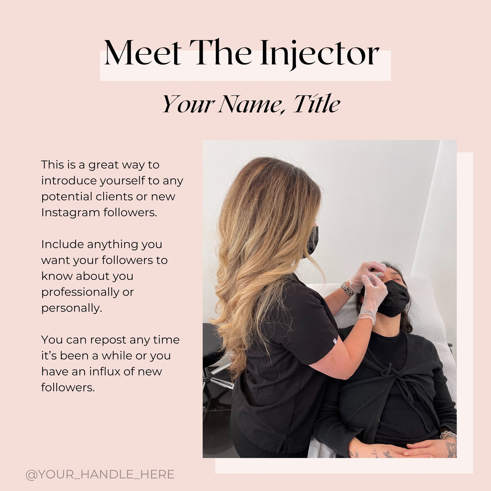 Aesthetic Nurse Full Instagram Bundle Cosmetic RN Injector Etsy