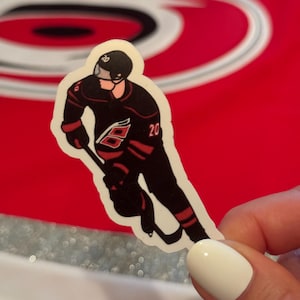 Sebastian Aho Carolina Hurricanes Sticker