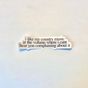 Country Music Sticker