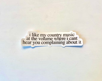 Country Music Sticker