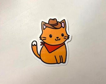 Sticker cowboykat