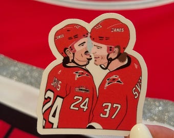 Seth Jarvis & Andrei Svechnikov Carolina Hurricanes Aufkleber