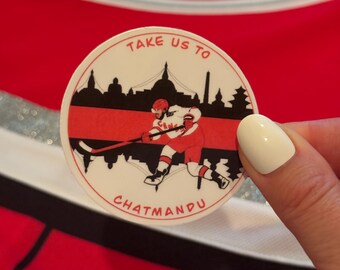 Sticker Jalen Chatfield "Chatmandu" Carolina Hurricanes