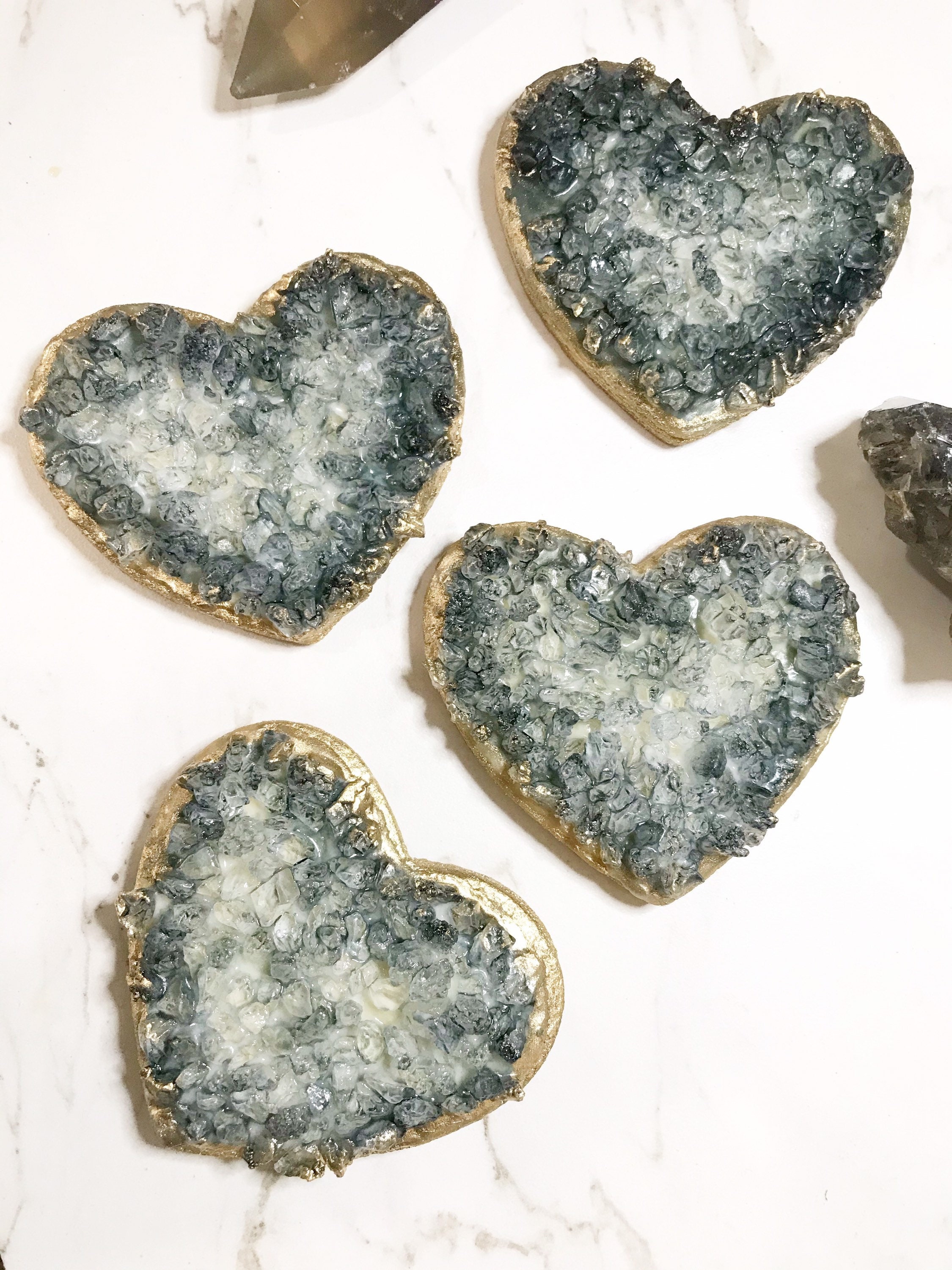 Crystal Sugar Cookies Gemstones Druzy Quartz Dessert Bridal Wedding