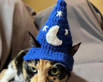 Cat Wizard Hat Cat Hat Cat Costumes Cat Supplies Cat Clothing Pet Costumes Pet Accessories Pet Supplies Pet Clothing