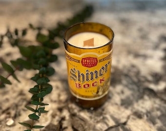 Beer Bottle Candle | Beer Candle, Bottle Candle, Wood Wick Candle, Housewarming Gift, Gifts for Beer Lovers, Gifts for Her, Gifts for Him