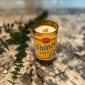 Beer Bottle Candle | Beer Candle, Bottle Candle, Wood Wick Candle, Housewarming Gift, Gifts for Beer Lovers, Gifts for Her, Gifts for Him