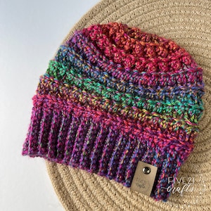 BESTSELLER! Everyday Comfy Beanie in Rainbow Hues - Made to Order