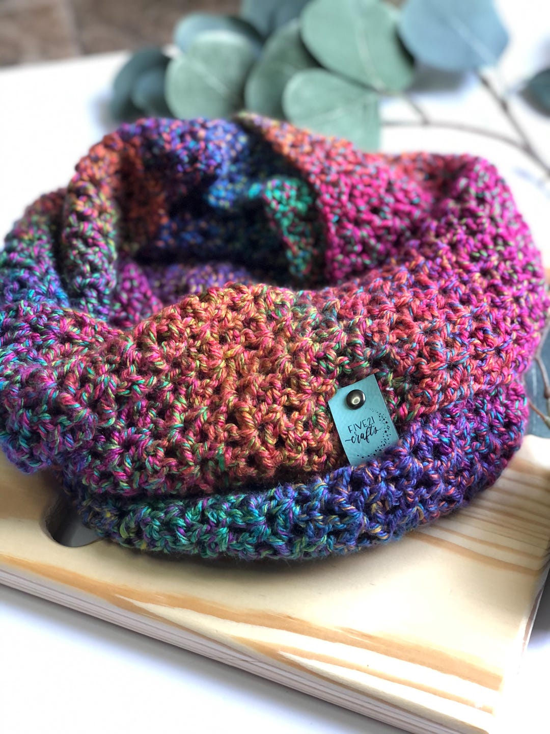 Everyday Rainbow Infinity Scarf - Bestseller - Colorful and Bright ...