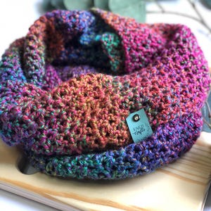 Everyday Rainbow Infinity Scarf - Bestseller - Colorful and Bright - Handmade - Made to Order