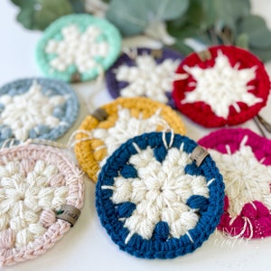 Handmade Snowflake Round Tree Ornaments