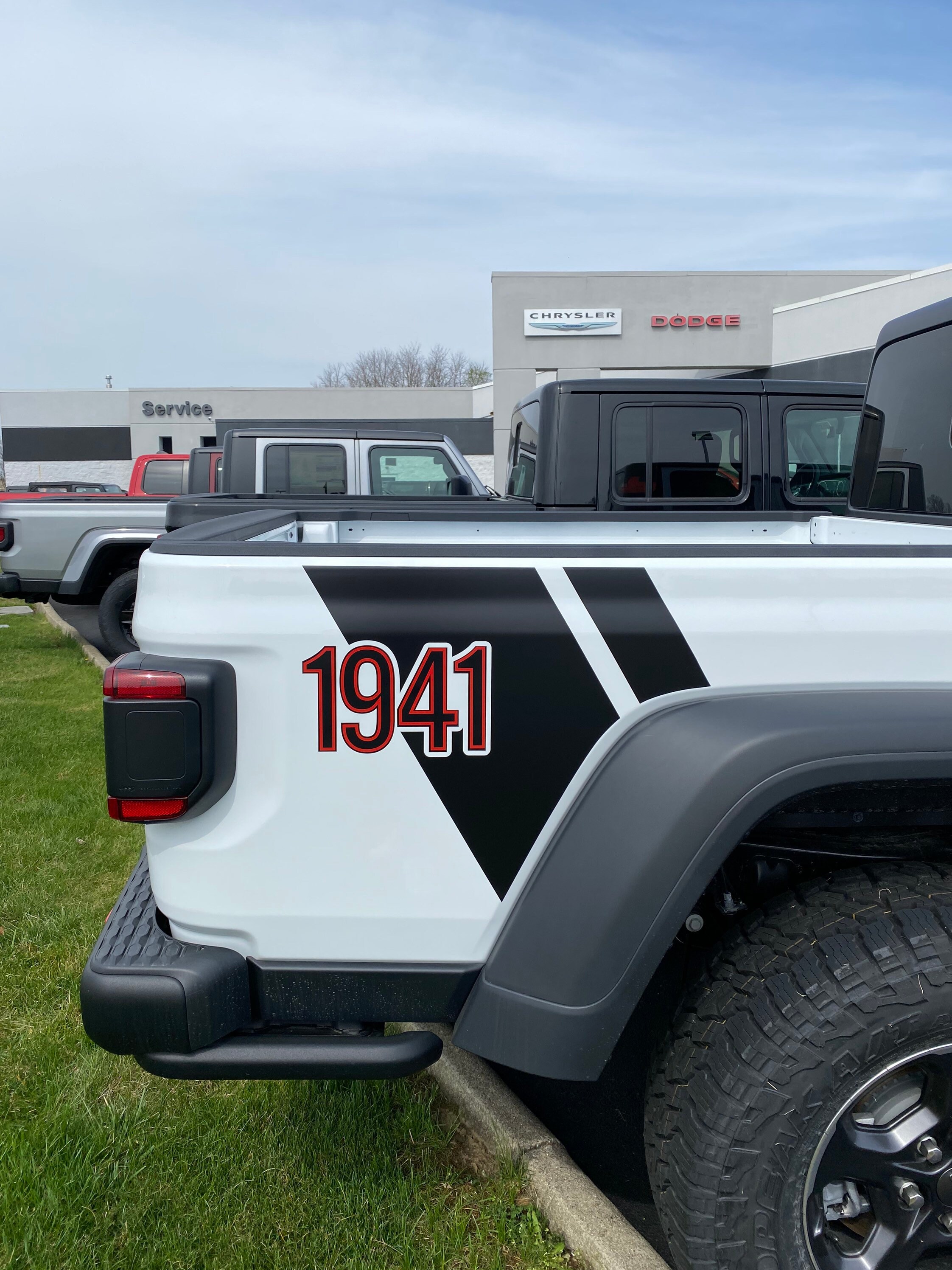 Jeep gladiator 1941 bed graphic decal Etsy