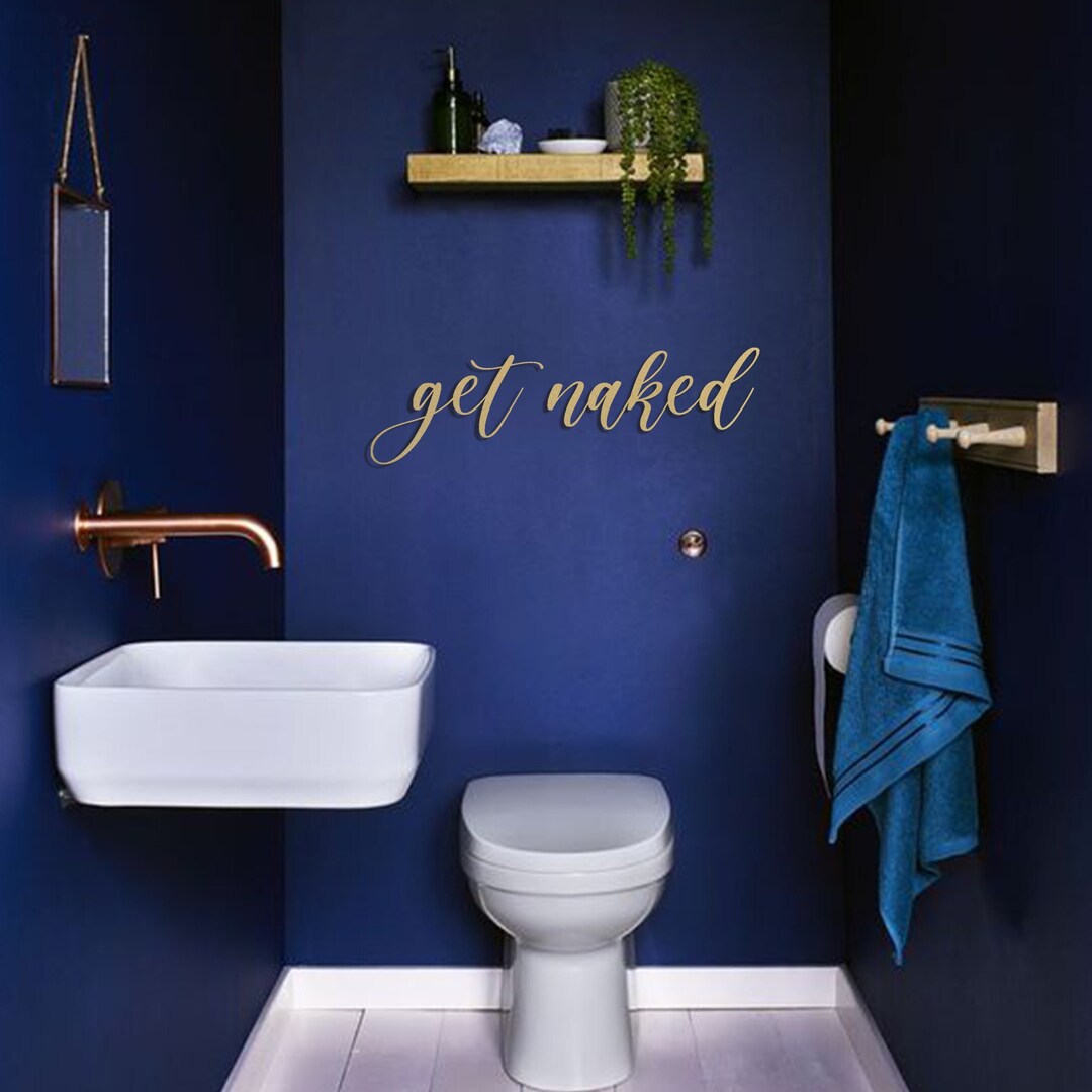 Gold Wall Letters Gold Get Naked Sign Gold Sign for Bedroom - Etsy