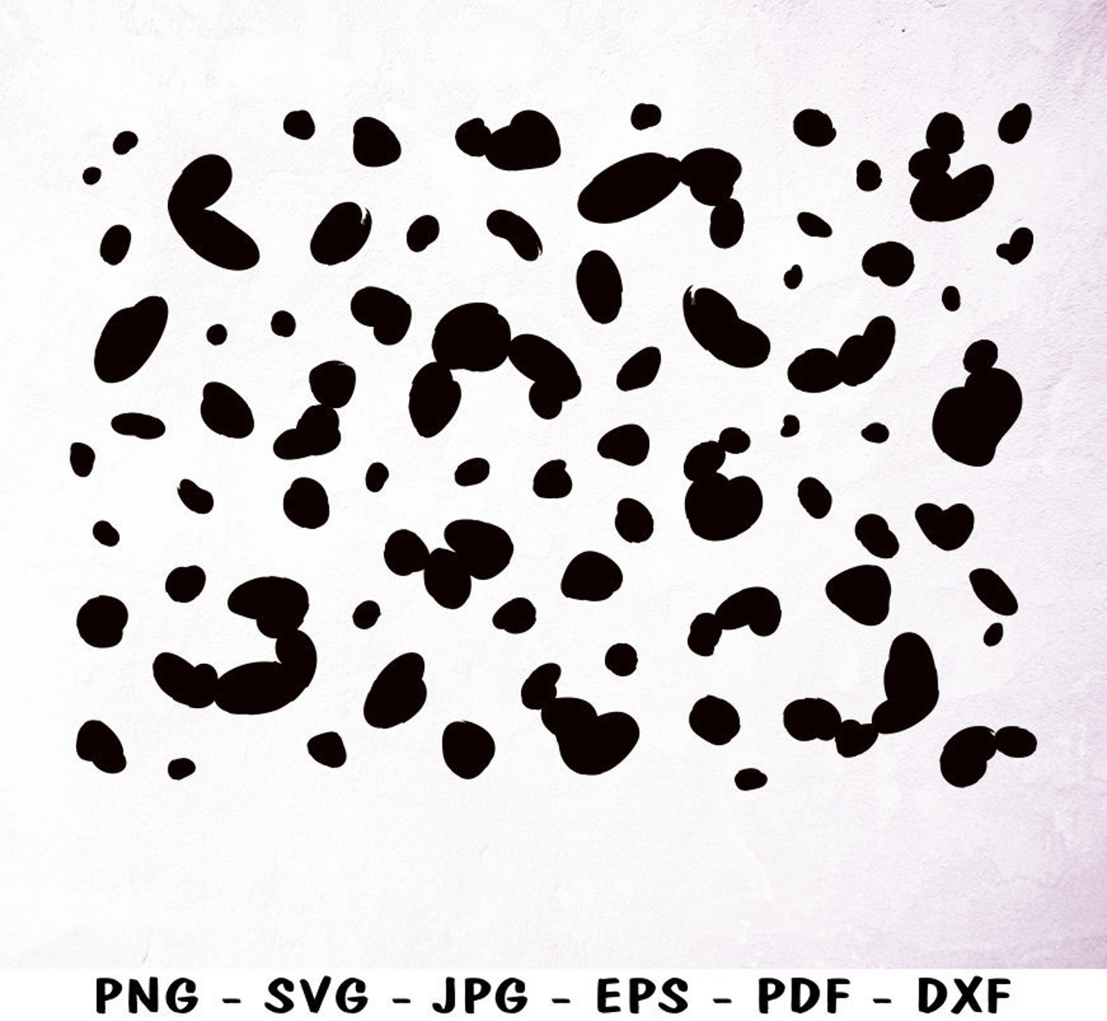 Dalmatian svg Dalmatian print digital file Dalmatian Spots | Etsy