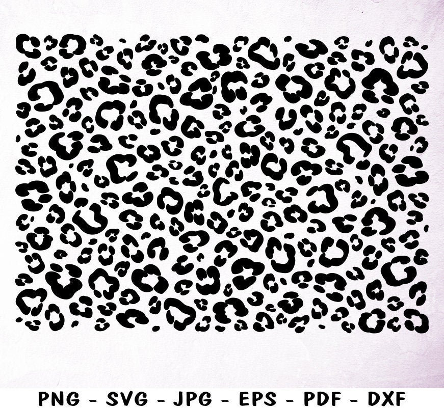 Leopard Print Clip Art SVG