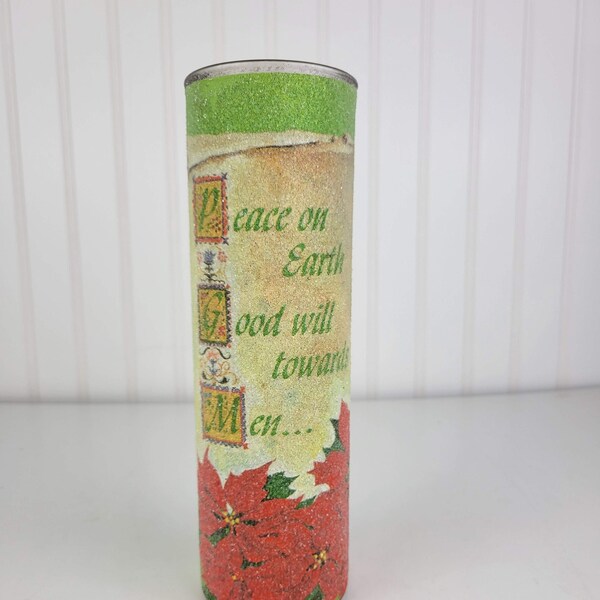 Green Pillar Candle Etsy