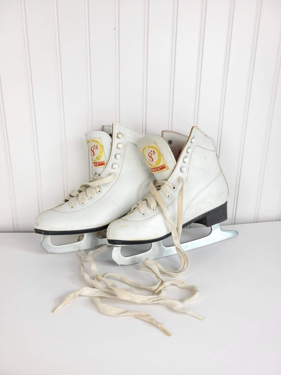 White Ice Skates - Gem