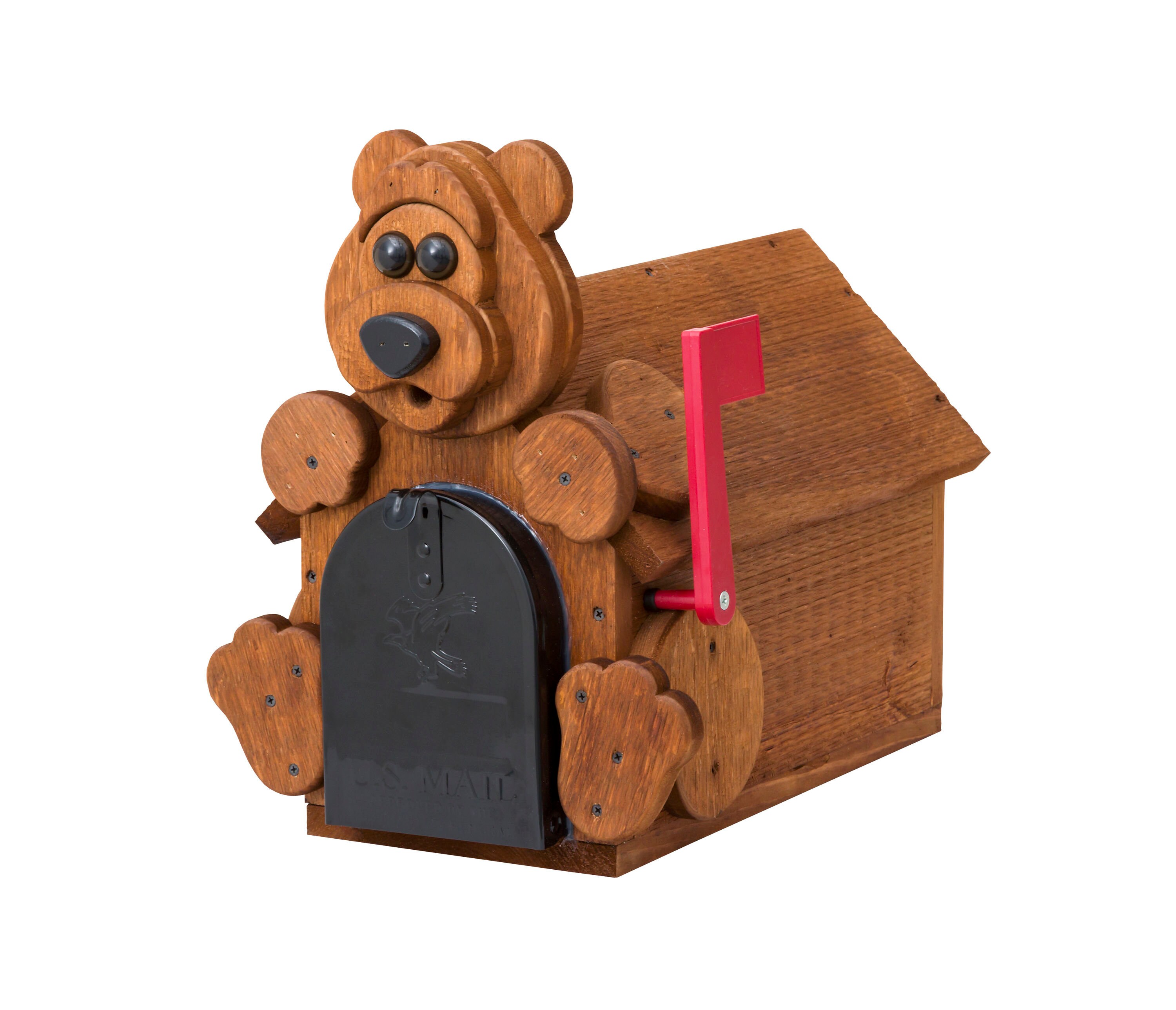 Bear Mailbox Amish Handmade Home DecorBear Etsy