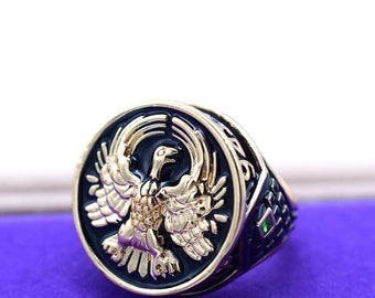 Ring signet atreides brass material