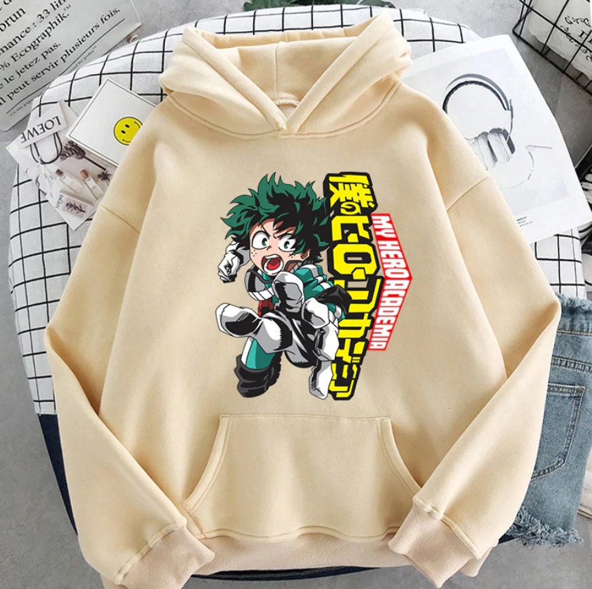 Unisex Deku Hoodie My Hero Academia Hoodie Boku no Hero Etsy