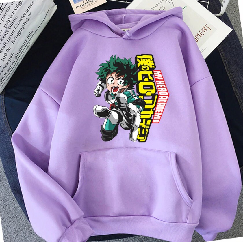 Unisex Deku Hoodie My Hero Academia Hoodie Boku no Hero Etsy
