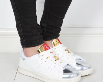 Women’s High Fashion Silver Sneakers High Chic Party Trainers , Disco Hip Hop Everyday Runnin