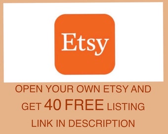 40 Free Listing for Your Openning Own Etsy Shop - Etsy