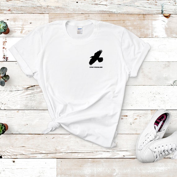 Women's T-Shirts [Out of Print] Ransom Riggs / Miss Peregrine's  for Peculiar Children Scoop Neck Tee (Black) (Womens) Miss Peregrine's Peculiar Children series comes to a close